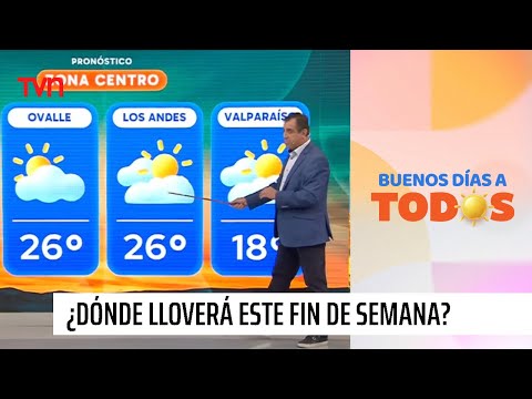 Conoce el informe del tiempo para el fin de semana a lo largo de Chile | Buenos días a todos