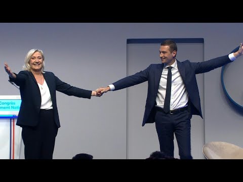 Jordan Bardella succède à Marine Le Pen à la tête du Rassemblement national | AFP Extrait