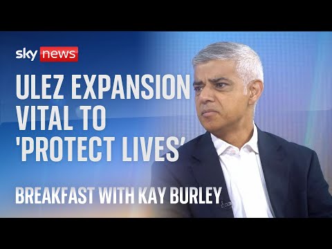 ULEZ Expansion: Vital to 'protect lives and save children's lungs'- London Mayor