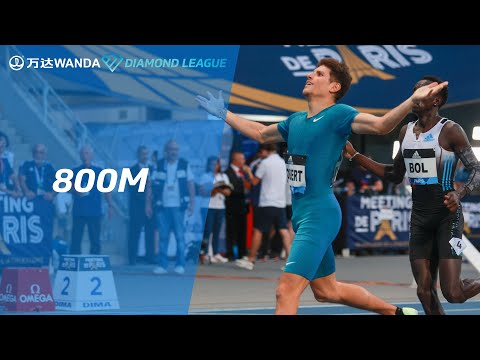 Benjamin Roberts sends French crowd into a frenzy with 1:43.75 - Wanda Diamond League