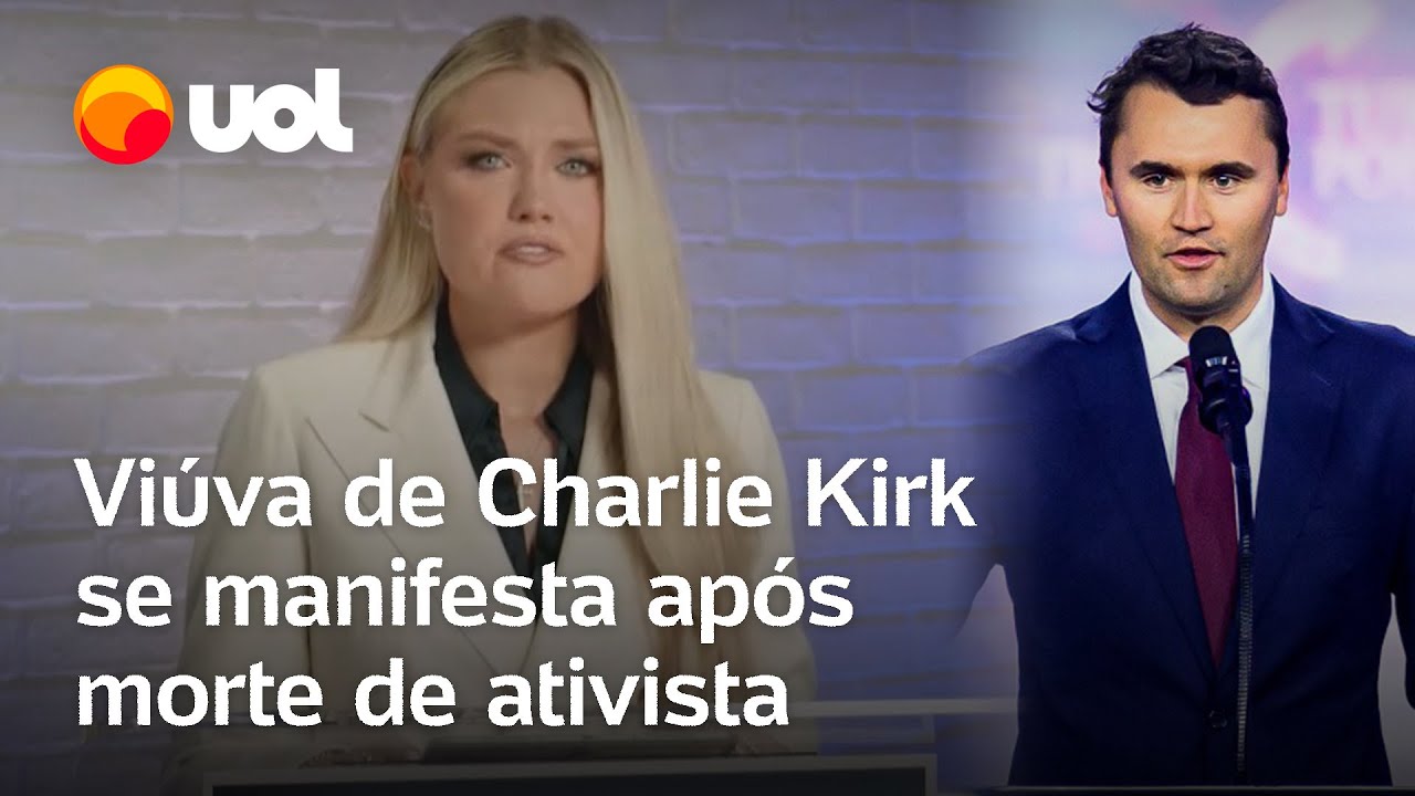 Charlie Kirk: ‘Os gritos desta viúva ecoarão pelo mundo’, diz Erika Kirk, viúva de ativista