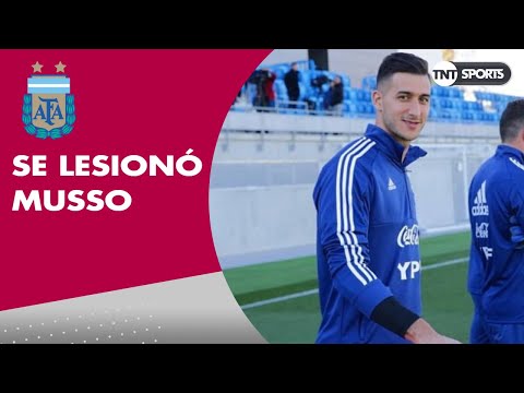 Juan Musso, afuera de la Selección Argentina por lesión