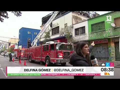 Barrio Meiggs: se reactivan focos de incendio por presencia de viento | Tu Día | Canal 13