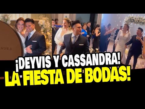 BODA DE DEYVIS Y CASSANDRA: ASÍ FUE LA FIESTA DE BODAS DE LOS RECIÉN CASADOS