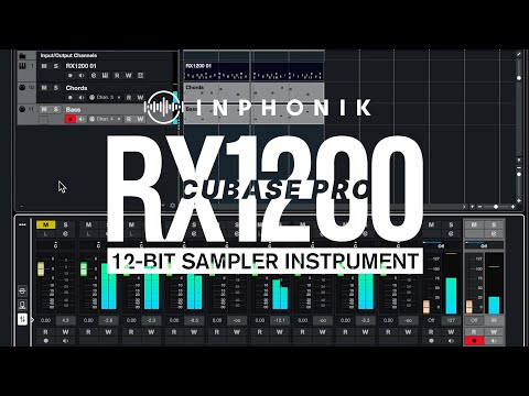 RX1200 Cubase Pro tutorial for Chromatic & Multi channel modes