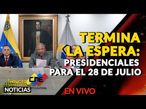 TERMINA LA ESPERA: presidenciales para el 28 de julio.