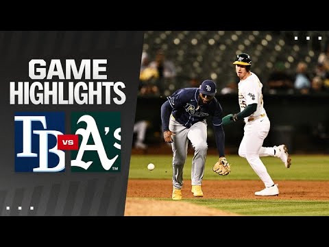 Rays vs. As Game Highlights (8/21/24) | MLB Highlights