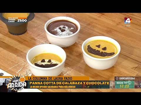 Vamo Arriba - Panna cotta de calabaza y chocolate