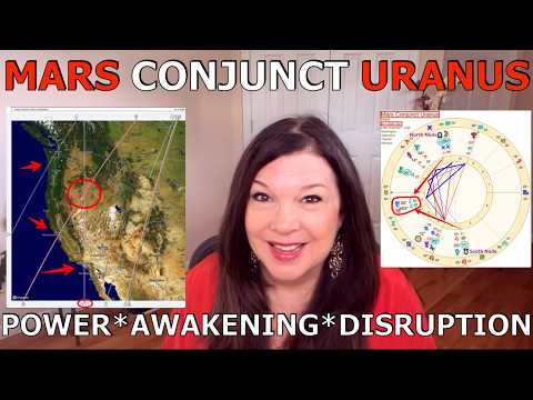 MARS Conjunct URANUS Awakening! [July 4, 2026] 250th U.S. Birthday Astrology + AstroCartography