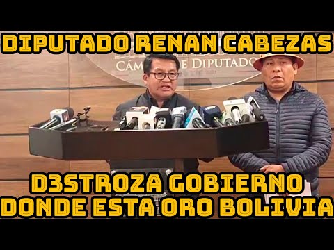 DIPUTADO RENAN  DENUNCIA MINISTRO NO QUIERE INFORMAR CUANTO DOLARES HAY CUANTO S LA DEUDA BOLIVIA
