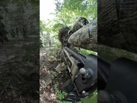 위장력 + 스나이퍼 플레이 맛도리죠? 코만도파크 호송전 주최 @Molcom_airsoft 장비 @novritsch #ssg10a3 #airsoft #milsim