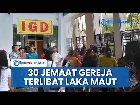 Detik-detik Bus Pengangkut 30 Jemaat HKBP Terguling di Batam, 1 Penumpang Tewas Terjepit