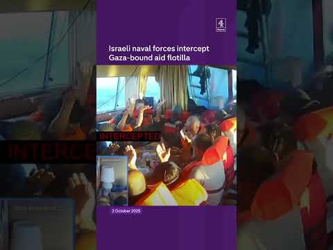 Israeli forces intercept Gaza aid flotilla