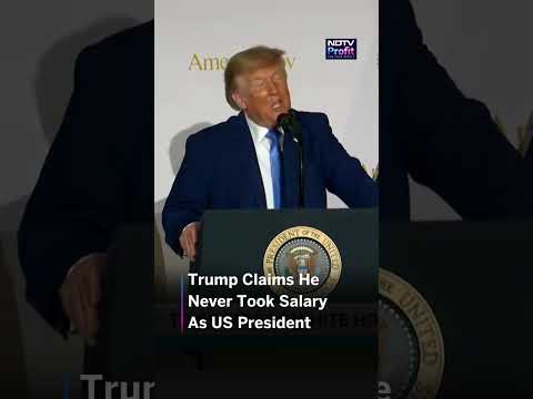 'They <strong>Never</strong> Thanked Me,' Trump Says He <strong>Never</strong> Took Salary #shorts