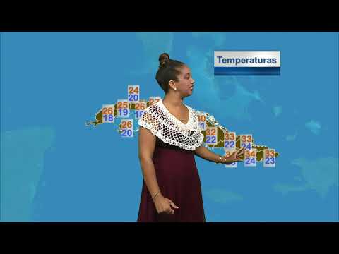 El tiempo Al Mediodia en Cuba:  día fresco en occidente, algunas lluvias en oriente