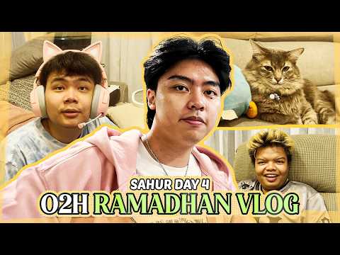 SEHARIAN DENGAN MENU IKAN BUATAN MOMEH! - VLOG SAHUR RAMADHAN DAY 4