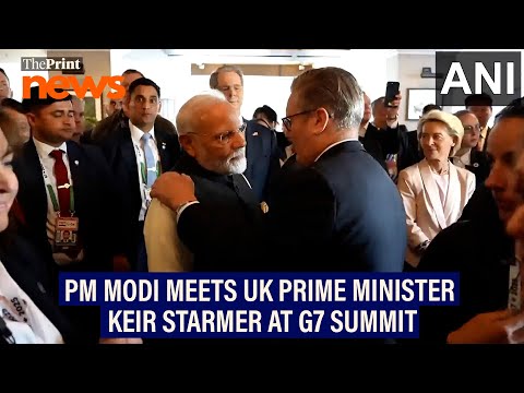 PM Modi meets UK's Keir Starmer on the sidelines of 51st G7 Summit in Canada