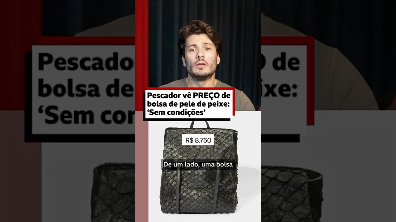 Peixe gigante da Amazônia vira bolsa de luxo de $ 8 mil Quanto ganham os pescadores 🎣💰