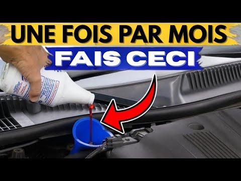 Fais CECI une fois par mois et ton moteur durera pour toujours