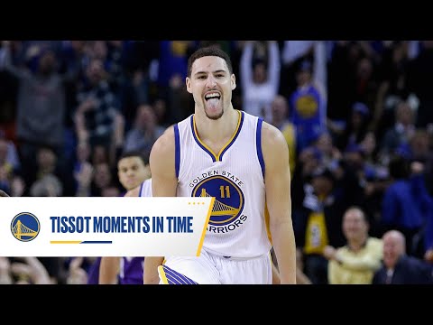 Tissot Moments in time | Klay Thompson Scores NBA Record 37 POINTS in a Quarter video clip