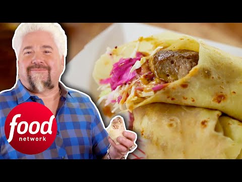 Guy Fieri 'Has A Ball' Trying Out Traditional Scandinavian Dishes | Diners, Drive-Ins & Dives
