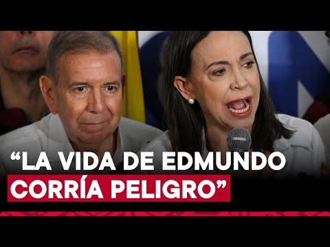 María Corina Machado se pronuncia tras salida de Edmundo González de Venezuela a España