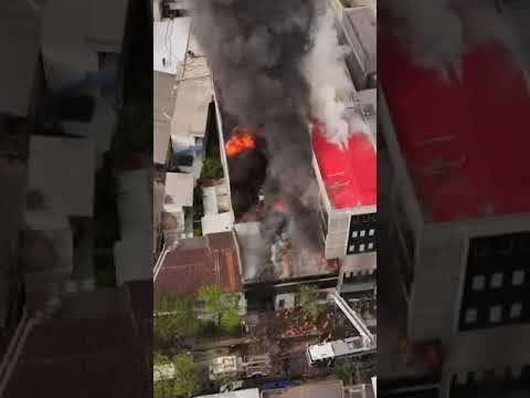 Impacto por nuevo incendio en el barrio Meiggs