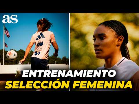 MEJORES momentos del ENTRENAMIENTO de la SELECCIÓN ESPAÑOLA FEMENINA desde ESTADOS UNIDOS