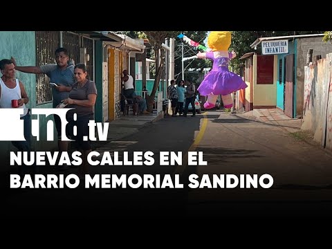 Mejoran acceso vial en el barrio Memorial Sandino, Managua - Nicaragua