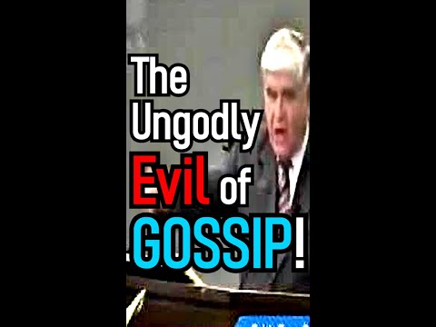 The Ungodly Evil of Gossip - Dr. Alan Cairns #shorts