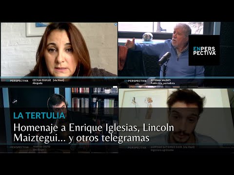 Homenaje a Enrique Iglesias, Lincoln Maiztegui... y otros telegramas