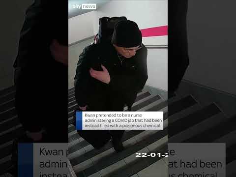 CCTV of GP who tried to poison man with fake COVID jab