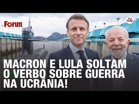 Lula e Macron falam com franqueza sobre guerra na Ucrânia e Rússia