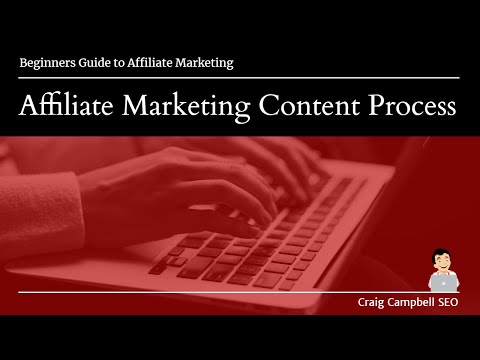 Content Writing Process for SEO, Affiliate Marketing Content Writers