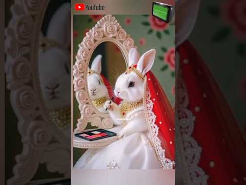 #watchthis |Dekh kaise 💕 dulhan ban gaya 💍Dark kajal, red 💄, nath & chudiyan se full bridal look 🔥