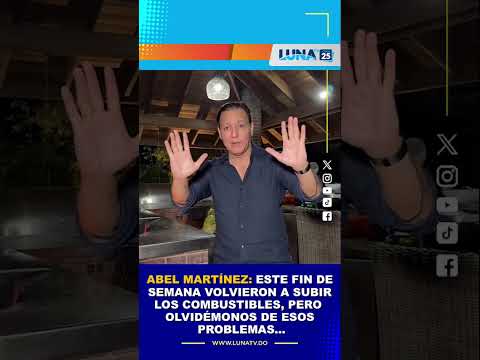 Abel Martínez ironiza sobre alza de los combustibles: “Que no se nos dañe el fin de semana”