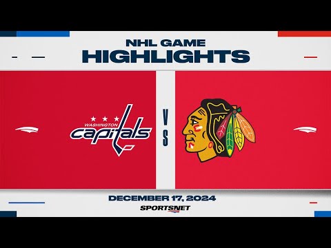 NHL Highlights | Capitals vs. Blackhawks - December 17, 2024