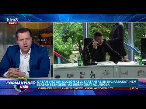 Kormányinfó és elemzés - Élő közvetítés - HírTV