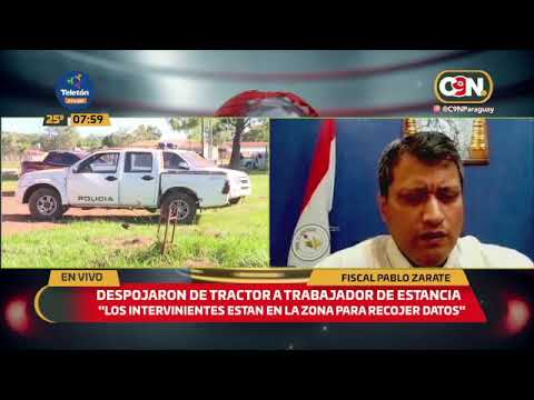 Despojaron de tractor a trabajador de estancia en Puentesiño