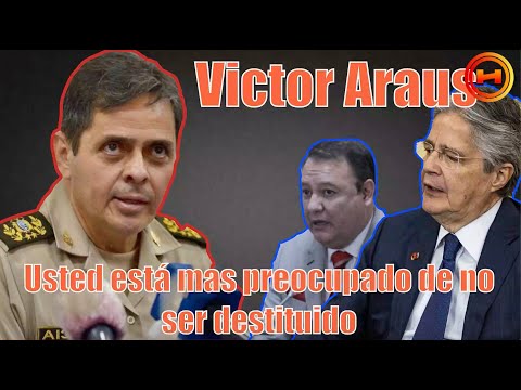 Víctor Arauz: Lasso está más preocupado en no ser destituido que los problemas de seguridad Ecuador