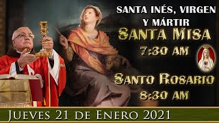 ? Santa Misa y Rosario ?? Jueves 21 de Enero 7:30 AM POR TUS INTENCIONES