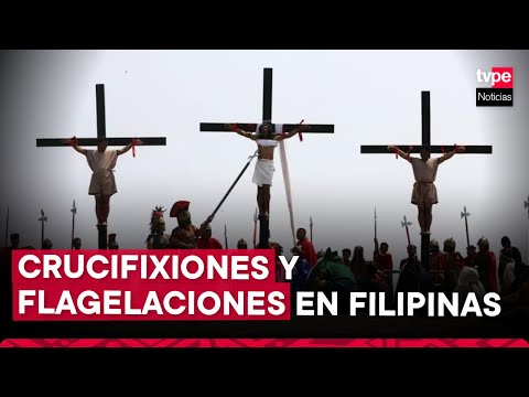 Crucifixiones y flagelaciones en Filipinas para Viernes Santo