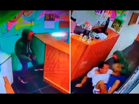 Iquitos: Delincuente ingresa a hotel y golpea brutalmente a recepcionista