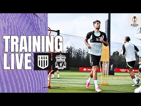 LIVE TRAINING: Liverpool in action ahead of LASK