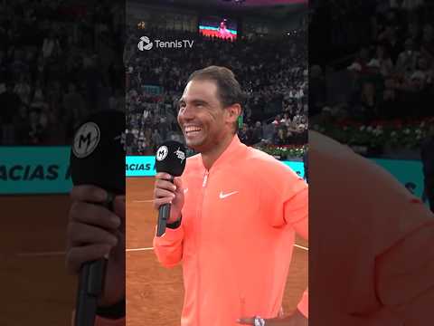 Rafael Nadal Jokes He’s Coming Back To Madrid Next Year 🤣