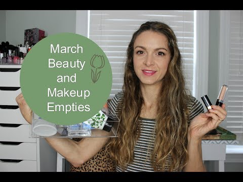 March Beauty and Makeup Empties
