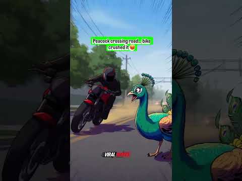 Peacock Hit By Biker: Shocking Old Viral Video Sparks Outrage & Debate 😳