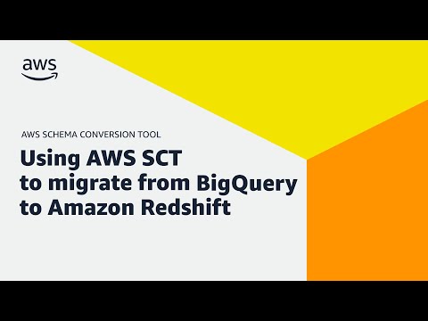 Using AWS SCT to Migrate from BigQuery to Amazon Redshift | Amazon Web Services