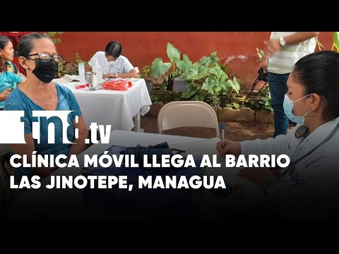 Barrio Las Jinotepe, en Managua, recibe visita de clínica móvil - Nicaragua