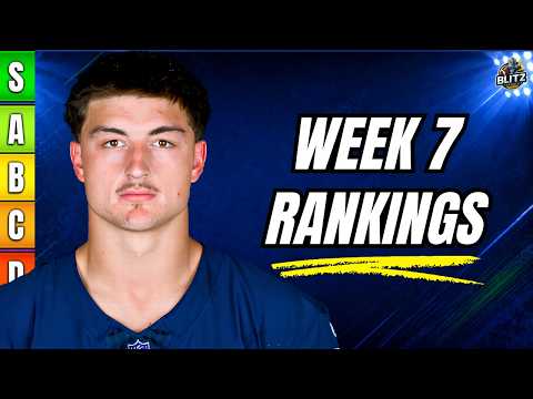 The ONLY Week 7 Fantasy Football Rankings You Need